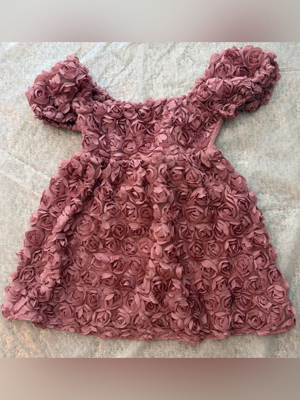 Altar'd State Mauve Rosette Party Dress